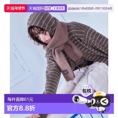 韩国直邮ROCKFISH秋冬新款少女甜美围巾RF4ACBF3MF003_M帽子