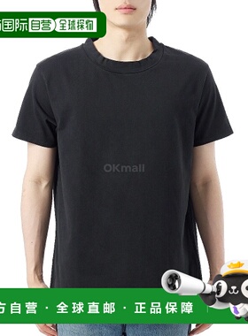 韩国直邮OUR LEGACY BLISS T-SHIRT 水洗黑色条纹运动衫 (M2256BW