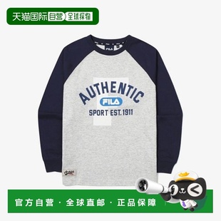 恤 TQJ 韩国直邮FILA DID 儿童长袖 FK2RLG3401X 彩色套 Wheela