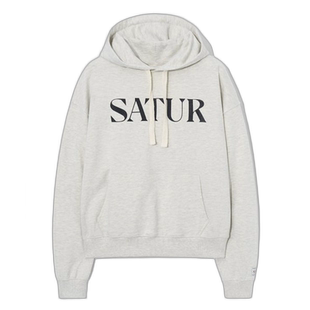 韩国直邮SATUR设计师款大气简约日常休闲个性卫衣SA23FWUH01MG