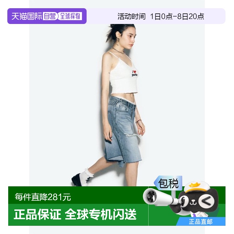 韩国直邮ASIF CALIE 女士吊带衫CA24ASL001WT CALIE GURLS SLEEVEL