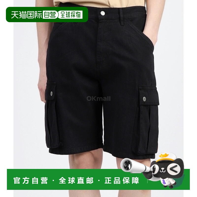 韩国直邮DEUS RECORDS 工装短裤 (DMP243370-黑色) 短裤