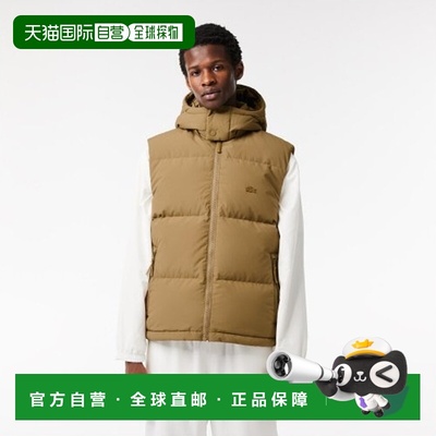韩国直邮LACOSTE法国鳄鱼 羽绒马甲男士BH1611-53NSIX拉科斯特
