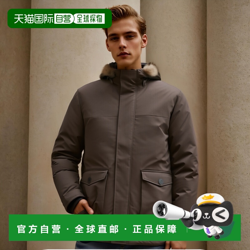 韩国直邮NOBIS 羽绒服YVESSTEELGREYFW22男士高端流行 休闲时尚