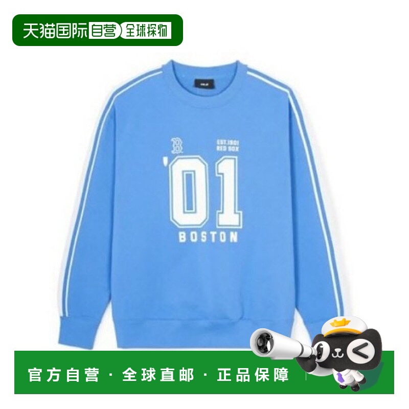 韩国直邮MLB MLBL Long Sleeve Tee PQJ 3AMTV3041-43BLP Sportiv