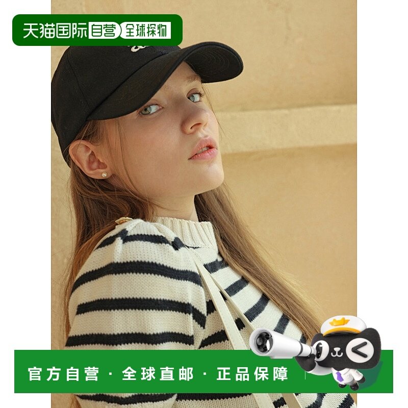 韩国直邮RaJu 女士帽子303222463 Signature Ball Cap_Black