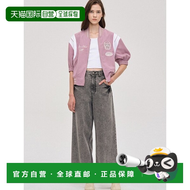 韩国直邮SJYP (PW2E7WJM250WMP) 半身校服拉链毛衣