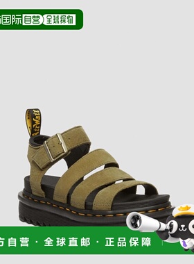 韩国直邮DR.MARTENS马丁博士正品沙滩鞋男款Blaire Muted Olive T