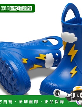 韩国直邮crocs Handleit Lightning 幼儿蓝色螺栓 211120-4KZ户外