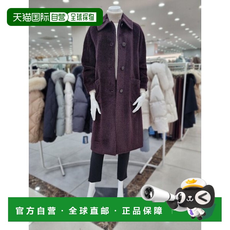 韩国直邮THE IZZAT 羊驼羊毛绗缝大衣 IMCA0CT22590