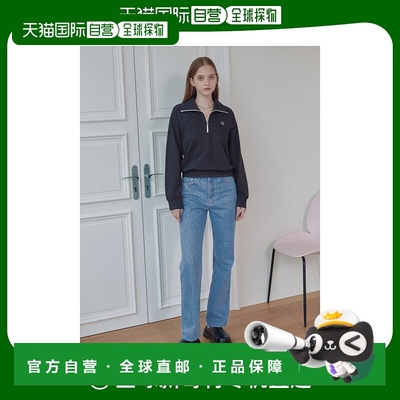 韩国直邮LOEUVRE 女士女装牛仔裤 Cone Blue Straight Denim (SJ2S