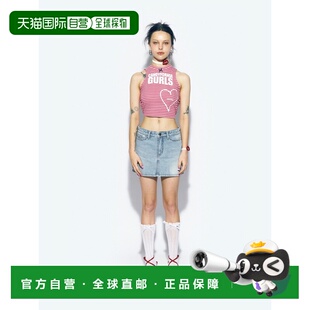 CALIE DENIM 女士半身裙CA24BSK004BL TRIM SKI YORK 韩国直邮ASIF