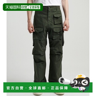 韩国直邮Engineered Garments FA 裤子 B - 橄榄色棉拉绒 HB (24F