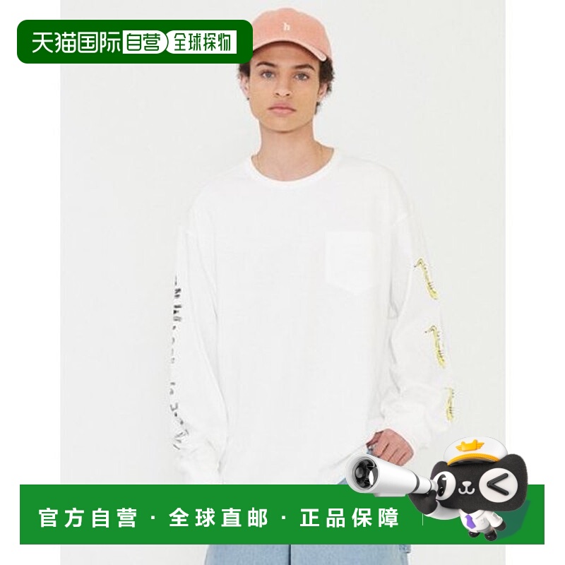 韩国直邮HAZZYS Hedges 男士 [清仓][HIS][Busking] 复古图案 T恤