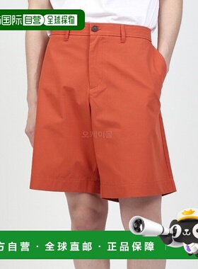 韩国直邮maison kitsune男款短裤棉橙色休闲裤MM01402WW0074-P674