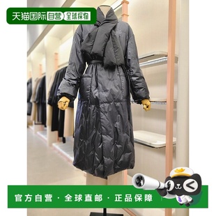 韩国直邮[ITMICHAA] 女性鹅毛长羽绒外套 (ITNBWPD130)