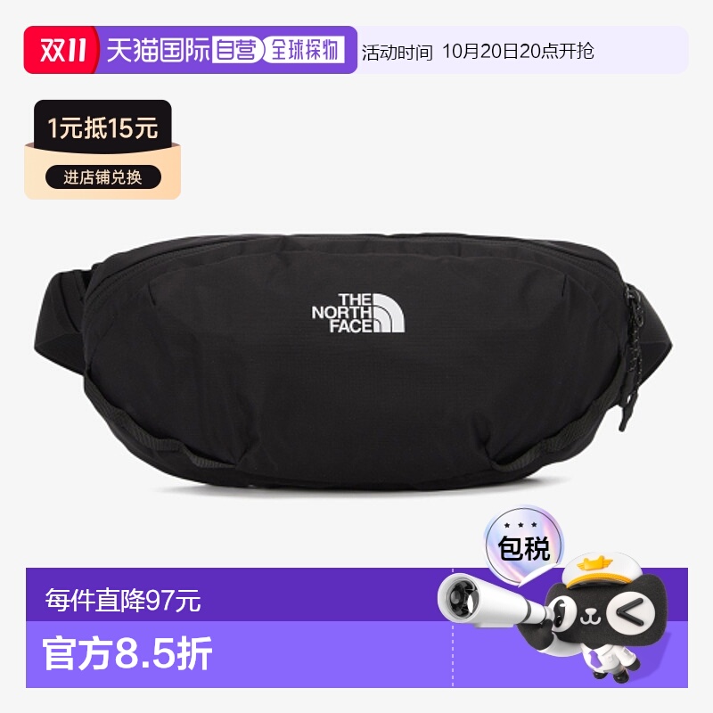韩国直邮THE NORTH FACE正品户外运动韩版秋冬新品男款腰包NN2HQ0