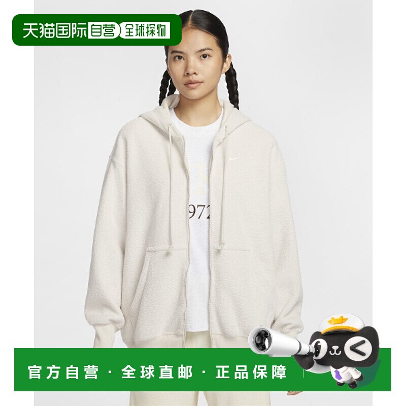 韩国直邮NIKE 女士运动茄克/外套FZ1268-104 | W NSW PHNX PLSH FZ