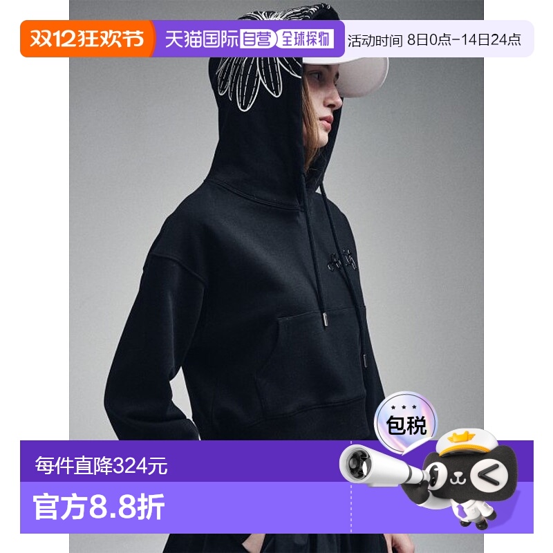 韩国直邮MARDI MERCREDI ACTIF 女士女装T恤CROPPED HOODIE SWEAT