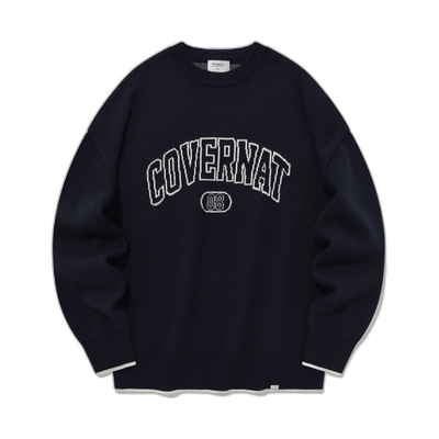 韩国直邮COVERNAT 男针织CO2303KT09NA公用LAMBSWOOL ARCH LOGO C