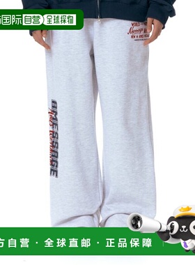 韩国直邮Ames Worldwide 公用运动裤AMESSAGE SWEATPANTS GREY AM