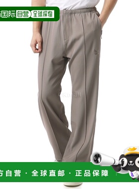 韩国直邮NEEDLES WU 直筒裤 PE/R/PU 骑兵斜纹布 - 灰褐色 (PU214