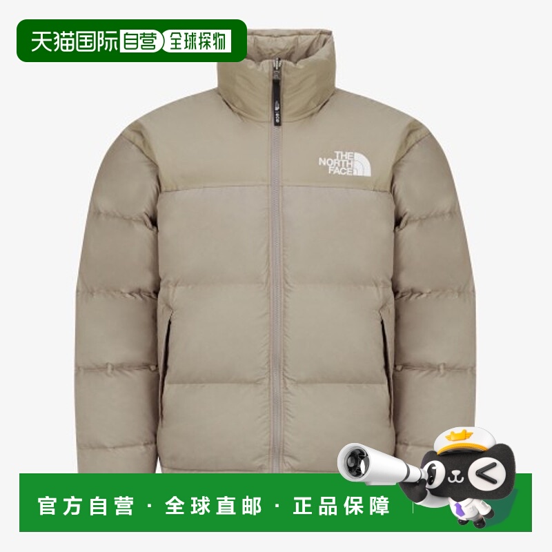 韩国直邮北面THE NORTH FACE 印花立领拉链长袖含羽绒外套 男女