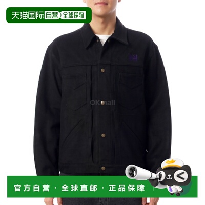 韩国直邮NEEDLES Penny Jean 合成皮革夹克 - 黑色 (RW248) 夹克