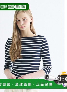 韩国直邮TOMMY HILFIGER 女士女装T恤T22E1TTO050WT20A8条纹