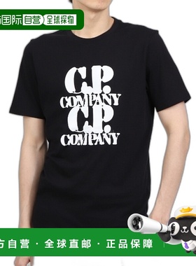 韩国直邮COMPANY  16CMTS137A 005100W 999 平纹针织图案短袖T恤