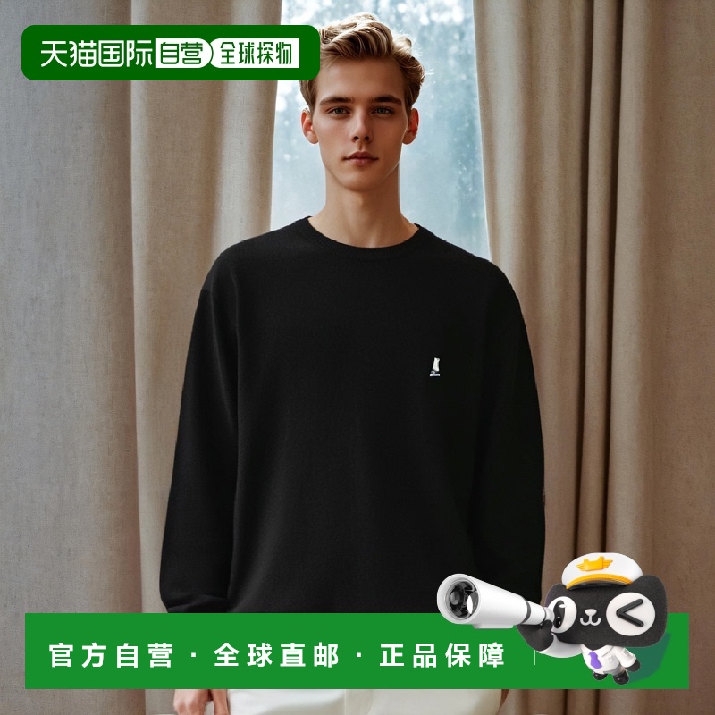 韩国直邮YALE HERITAGE DAN MINIMAL KNIT BLACK男针织YD08KT0001