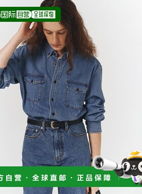 韩国直邮Dunst2023秋冬新品中性风经典女款腰带UDBE3F203BK