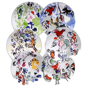 韩国直邮Bernardaud LES VITRAUX D'HADDASAH MARC CHAGALL C