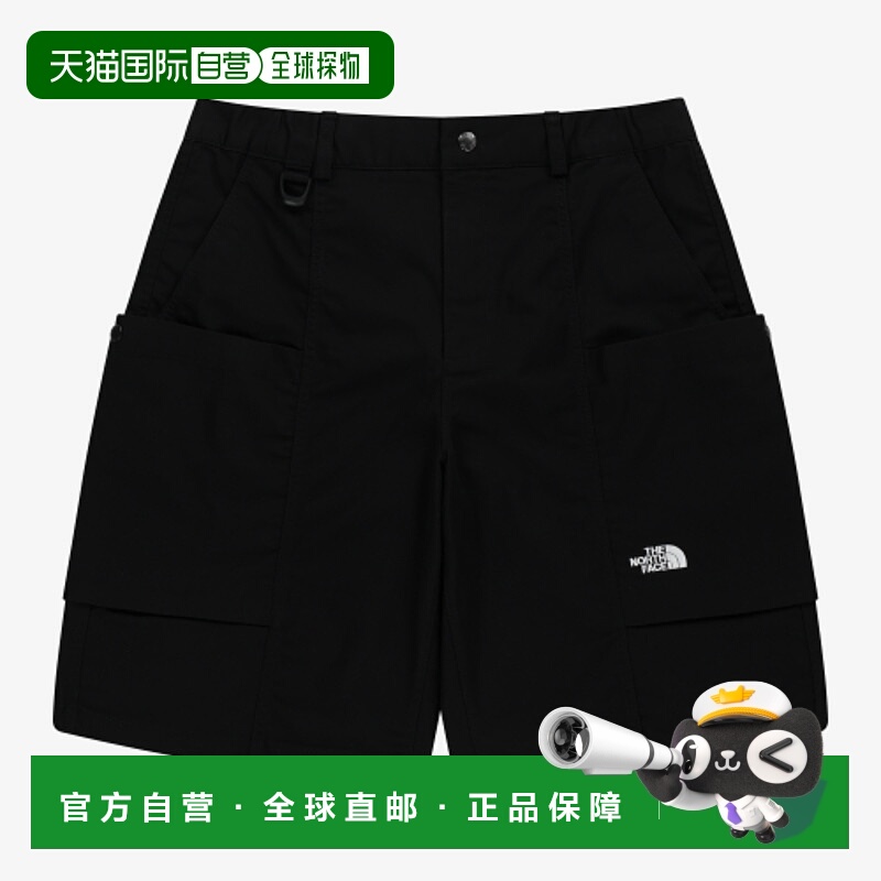 韩国直邮北面THE NORTH FACE 品牌Logo中腰纽扣三分工装短裤 男款