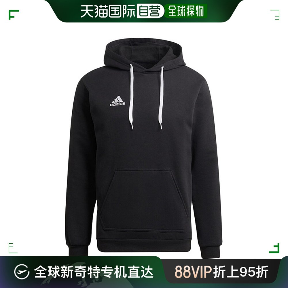 Adidas阿迪达斯带帽T恤男女款保暖户外休闲百搭通勤舒适卫衣