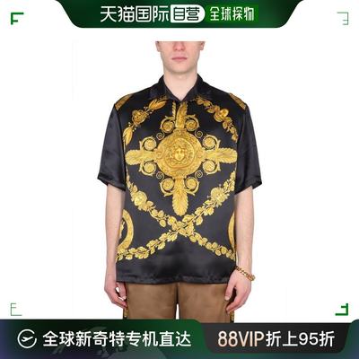 韩国直邮VERSACE23SS长袖衬衫男1009049 1A064515B000BLACK