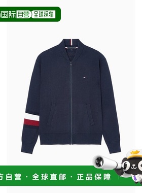 韩国直邮TOMMY HILFIGER [汤米-希尔费格男士棒球拉链开衫 T12F0K