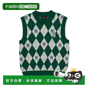 GQC 3FKPM0334 50GNS 韩国直邮MLB Monogram 背心 Argyle 女 MLB