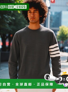 韩国直邮THOM BROWNE 男针织男士MKA002AY1014022SS22 4 BAR MERI