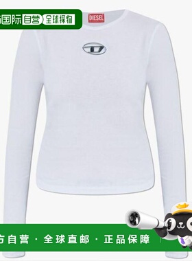 韩国直邮DIESEL Diesel T Uncut Long LS-OD 长袖T恤 白色 A19438