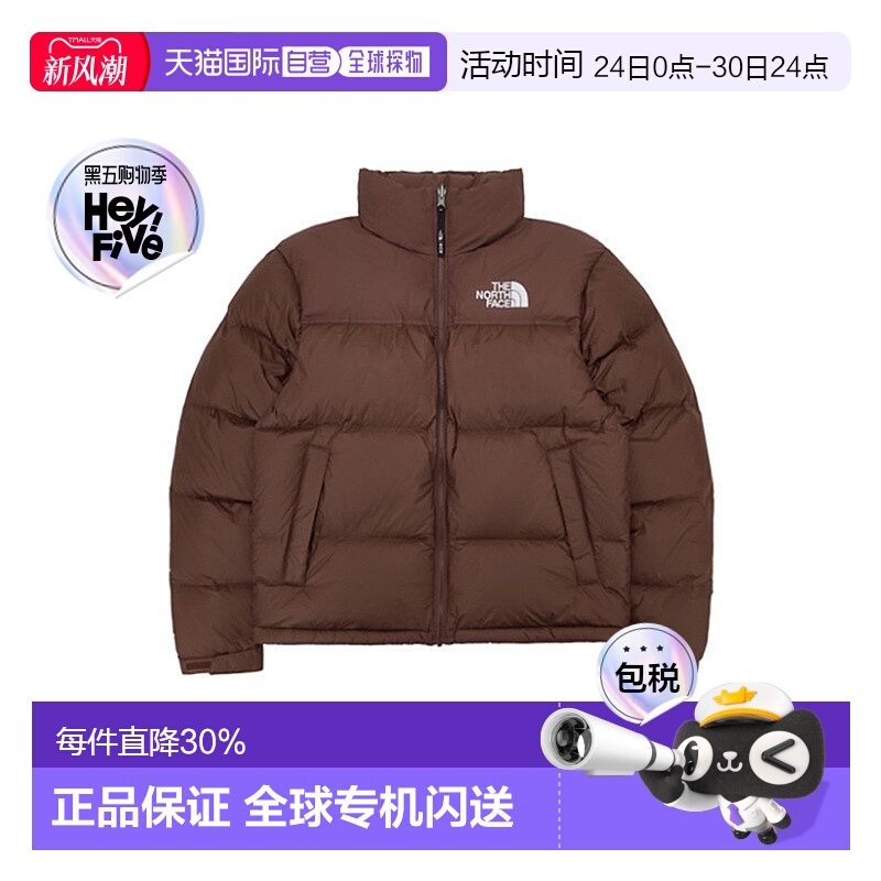 韩国直邮THE NORTH FACE/北面 1996纯色立领长袖羽绒服NJ1DQ75F