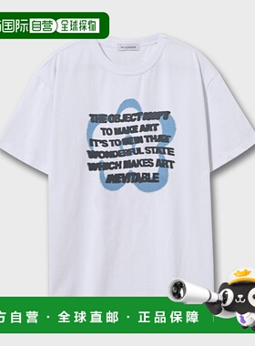 韩国直邮MIMTHEWARDROBE公用T恤MW221RT2BK_2 BLUR FLOWER T-SHIR