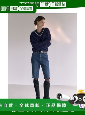 韩国直邮LOEUVRE 女士女装牛仔裤 Winter Denim Biker Shorts SJ3W