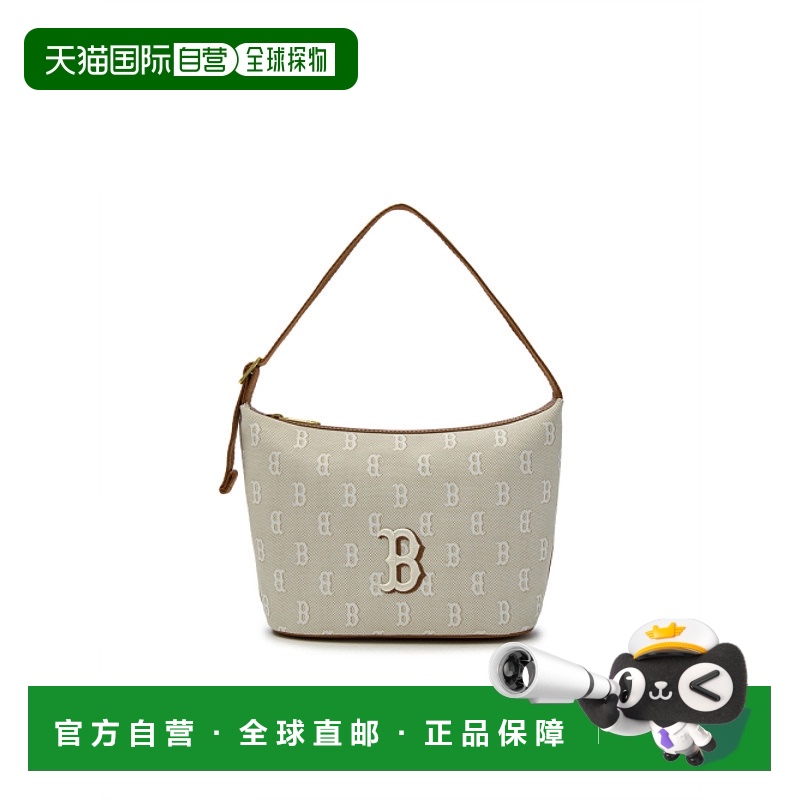 韩国直邮MLB 女士包包3ABQM015N-43BGL皮革单肩包手提包
