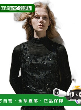 韩国直邮LOEUVRE正品 棉马甲303595963Square Spangled Sleeveles