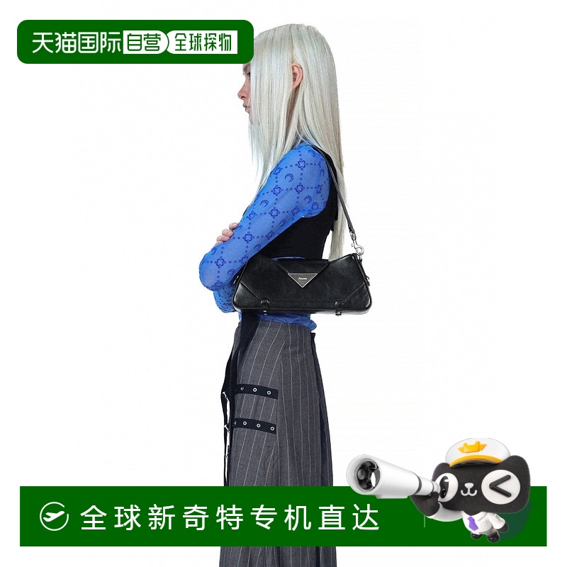 1小时内可退 韩国直邮FENNEC GAVI 三角包黑色