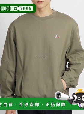 韩国直邮ROA 拼接圆领毛衣 (RBMW089JY02-GRN0004) 长袖卫衣