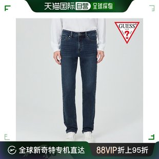 瘦款 冬季 男士 韩国直邮GUESS 直筒 MN4D9170 D色 拉绒 牛仔裤
