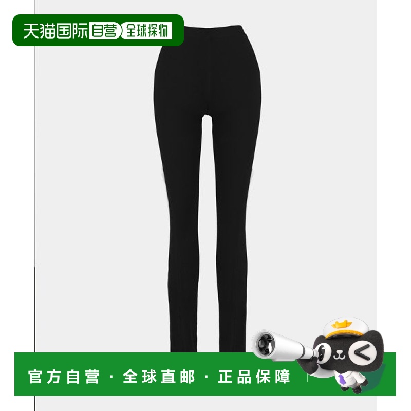 韩国直邮BADBLOOD 女士女装休闲裤Ego Ankle Zip Pants - Black w-