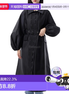 韩国直邮Cecilie Bahnsen ORAH 黑色科技帆布外套 (3.24OTW20008)